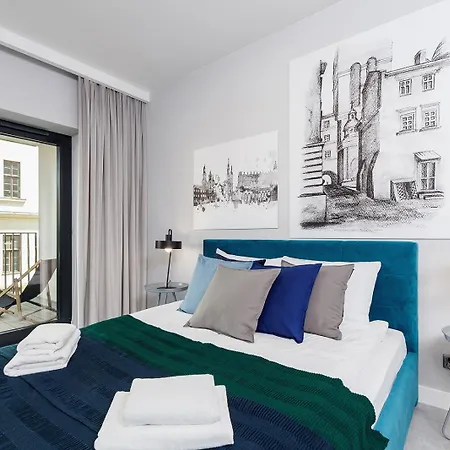Apartmán Blue Breeze Stay With Balcony - For 2 - Old Town Krakov